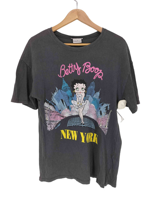 ザラ ZARA 両面プリント キャラクターTシャツ メンズ import:M