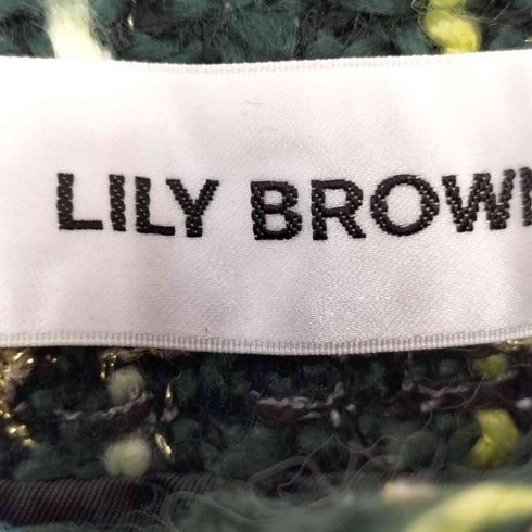 リリーブラウン Lily Brown フリンジツイードスカート レディース JPN:0