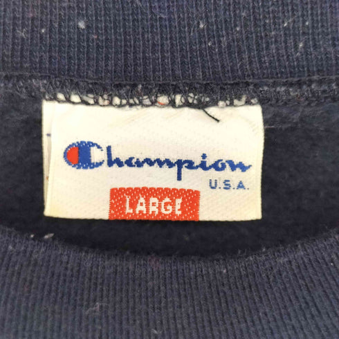 チャンピオン Champion 90s イタリア製 ロゴテープ ラグラン クルーネックスウェット メンズ import:L