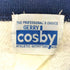ジェリーコスビー GERRY cosby 90s ロゴプリント リブボーダー Vネック スウェット メンズ