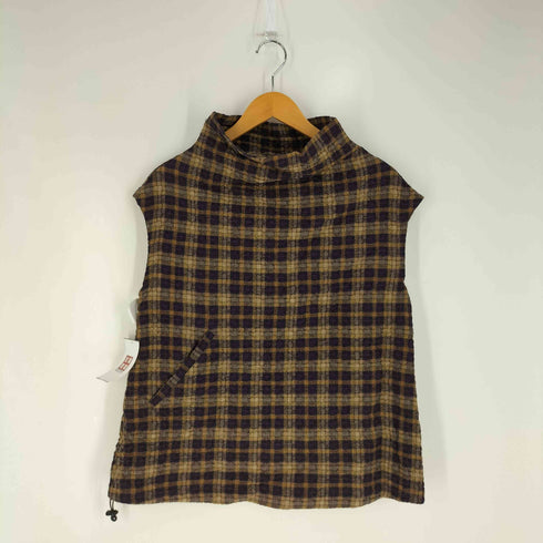 GIANNI LO GIUDICE 裾ドローコード ストレッチ モックネックタンクトップ レディース 40