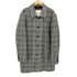 アメリカンイーグル AMERICAN EAGLE 裏地キルティング グレンチェック ステンカラーコート メンズ import:L
