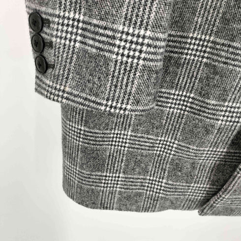 アメリカンイーグル AMERICAN EAGLE 裏地キルティング グレンチェック ステンカラーコート メンズ import:L