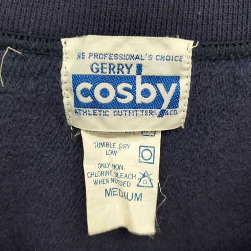 ジェリーコスビー GERRY cosby 90s リフレクター アーチ ロゴ ワッペン クルーネック スウェット メンズ import:M