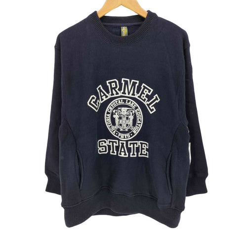 MERRY GARDEN CARMEL STATE 三段 リバース カンガルーポケット クルーネックスウェット メンズ import:M