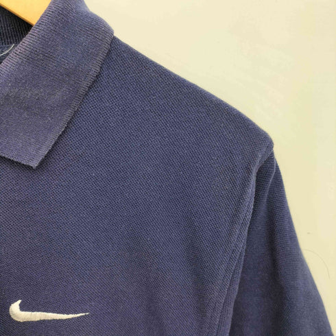 ナイキ NIKE 90s 白タグ スウッシュ刺繍 鹿の子 ポロシャツ メンズ