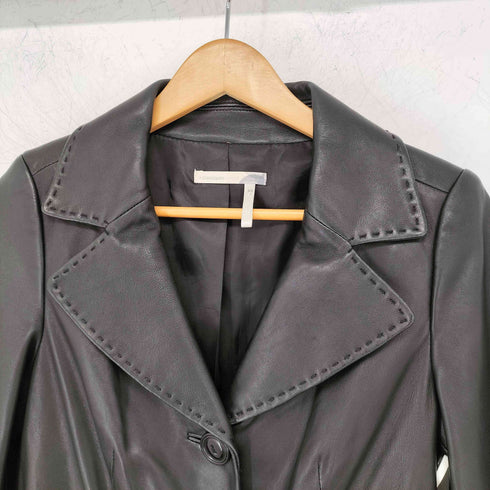 CLASSIQUES ENTIER  モヘア混フェイクファー ステンカラーコート レディース import:XS