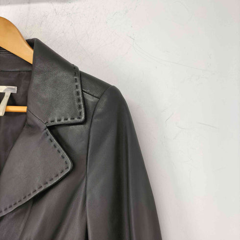 CLASSIQUES ENTIER  モヘア混フェイクファー ステンカラーコート レディース import:XS