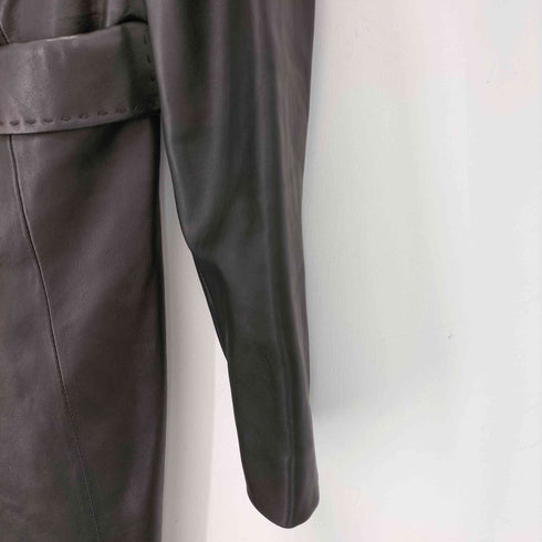 CLASSIQUES ENTIER  モヘア混フェイクファー ステンカラーコート レディース import:XS