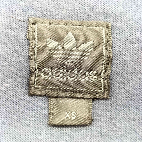 アディダス adidas 00s Y2K 発泡プリント スリーストライプ ロングスリーブTシャツ レディース import:XS