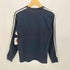 アディダス adidas 00s Y2K 発泡プリント スリーストライプ ロングスリーブTシャツ レディース import:XS
