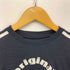 アディダス adidas 00s Y2K 発泡プリント スリーストライプ ロングスリーブTシャツ レディース import:XS