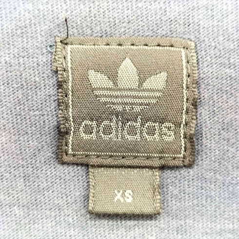 アディダス adidas 00s Y2K 発泡プリント スリーストライプ ロングスリーブTシャツ レディース import:XS