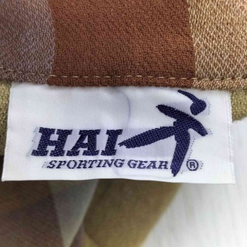 ハイスポーティングギア HAI SPORTING GEAR 90s ウールコットン チェック マルチポケット キャミワンピース レディース JPN:M