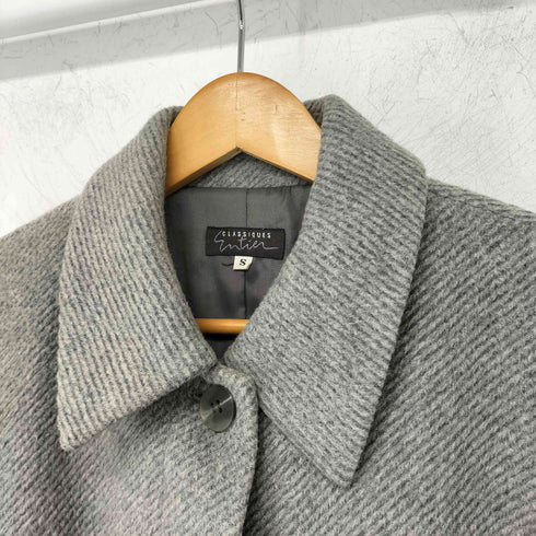 CLASSIQUES ENTIER アンゴラウール ステンカラーコート レディース import:S