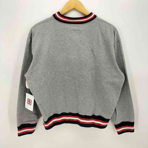 チャンピオン Champion 復刻 タタキタグ ストライプリブ Vネック スウェット メンズ import:S