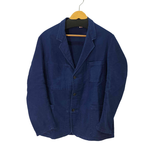 70s~80s YVES PASSANT モールスキンフレンチワークジャケット メンズ
