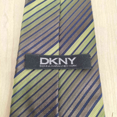 ダナキャランニューヨーク DKNY グラデーションデザイン シルクネクタイ メンズ