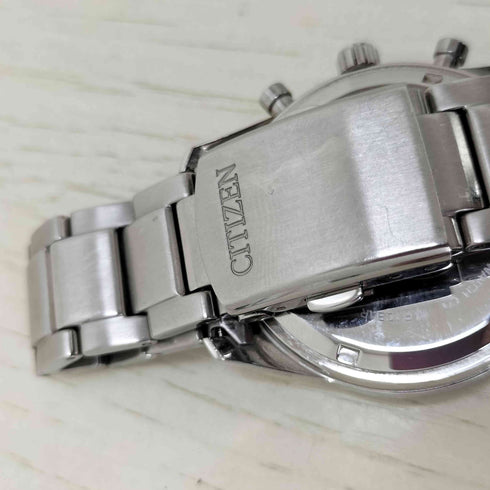 シチズン CITIZEN エコドライブ クロノグラフ ソーラー メンズ