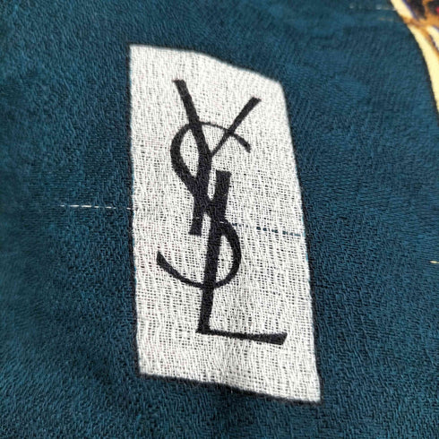 イヴサンローラン Yves Saint Laurent 宝石 ビッグスカーフ レディース