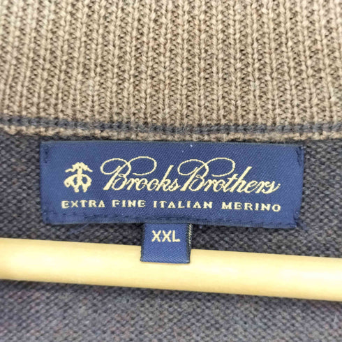 ブルックスブラザーズ BROOKS BROTHERS ハーフジップニット メンズ import:XXL