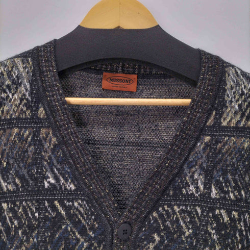 ミッソーニ MISSONI 総柄 カーディガン メンズ EUR:50