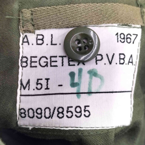 ベルギーアーミー Belgian army BEGETEX社製 67年製 M-64 ベルギー軍 フィールドカーゴパンツ メンズ