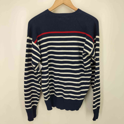 ポロバイラルフローレン Polo by RALPH LAUREN 90S-00S ボーダー柄 コットンニット メンズ JPN:XL