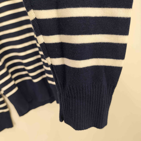 ポロバイラルフローレン Polo by RALPH LAUREN 90S-00S ボーダー柄 コットンニット メンズ JPN:XL