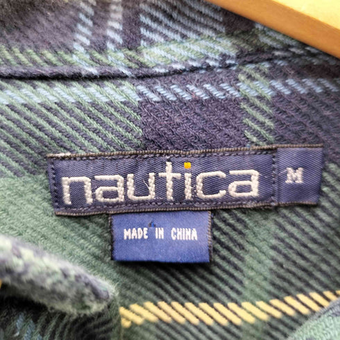 ノーティカ NAUTICA 90S-00S ヘビーフランネルシャツ メンズ JPN:M