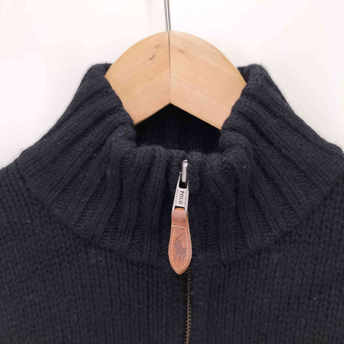 ポロバイラルフローレン Polo by RALPH LAUREN 90S ウールジップ ニット ドライバーズニット ダブルジップ メンズ JPN:M