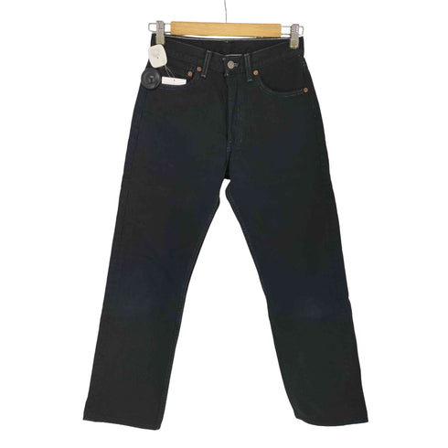 リーバイス Levis 90s USA製 501 ボタン裏553 後染め ブラックデニムパンツ メンズ 28×34