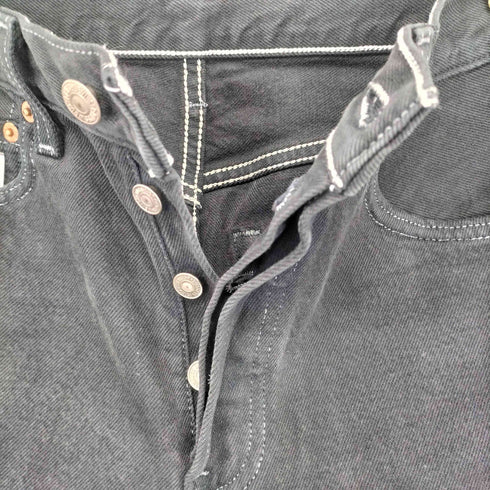 リーバイス Levis 90s USA製 501 ボタン裏553 後染め ブラックデニムパンツ メンズ 28×34
