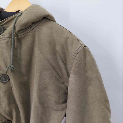 ユーエスネイビー U.S.NAVY 40s N-2 デッキコート ベル型コの字留めTALON U.S.Nステンシル メンズ