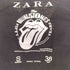 ザラ ZARA コラボデザイン スタッズ バンドTシャツ レディース import:S