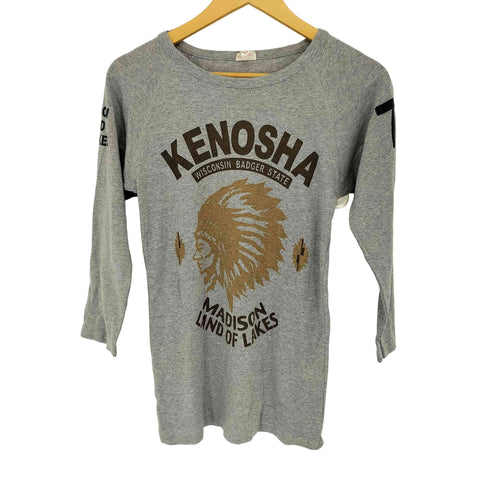 クリフメイヤー KRIFF MAYER 旧タグ インディアン ラグランスリーブカットソー メンズ L