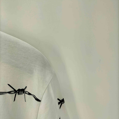 ニールバレット NEIL BARRETT 20SS イタリア製 有刺鉄線 プリント Tシャツ メンズ import:S