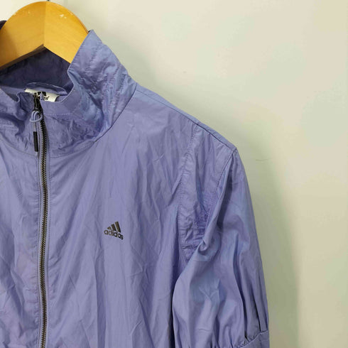 アディダス adidas ギャザーデザイン ナイロンジャケット レディース import:M