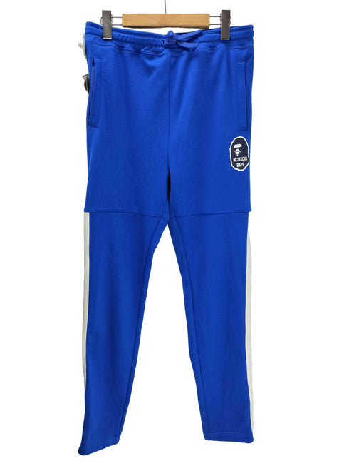 アベイシングエイプ A BATHING APE MCMXCIII エイプ ヘッド プリント 裾ボタン トラック パンツ ジャージ メンズ JPN:M