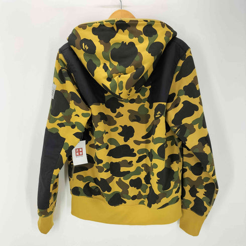 アベイシングエイプ BAPE by A BATHING APE 1st カモ 迷彩柄 異素材切替 フルジップ パーカー メンズ JPN:M
