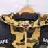アベイシングエイプ BAPE by A BATHING APE 1st カモ 迷彩柄 異素材切替 フルジップ パーカー メンズ JPN:M