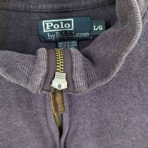 ポロバイラルフローレン Polo by RALPH LAUREN ポニー刺繍 ハーフジップ スウェット メンズ import:L