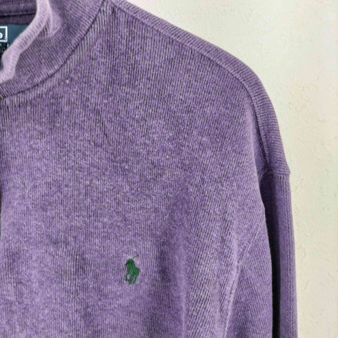 ポロバイラルフローレン Polo by RALPH LAUREN ポニー刺繍 ハーフジップ スウェット メンズ import:L
