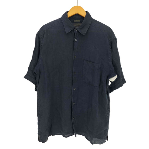 バナナリパブリック BANANA REPUBLIC 90s IRISH LINEN リネン 半袖 シャツ メンズ import:M