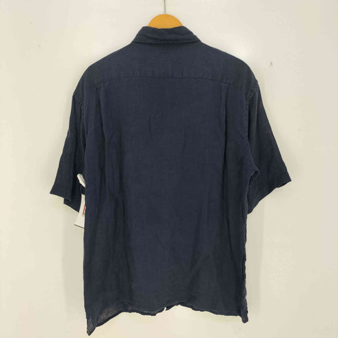 バナナリパブリック BANANA REPUBLIC 90s IRISH LINEN リネン 半袖 シャツ メンズ import:M