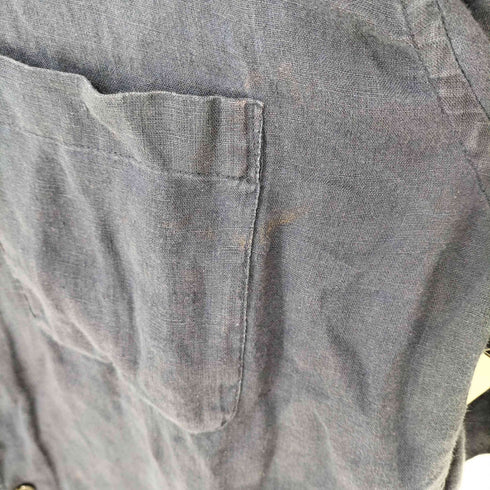 バナナリパブリック BANANA REPUBLIC 90s IRISH LINEN リネン 半袖 シャツ メンズ import:M