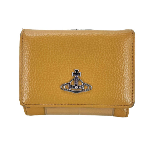ヴィヴィアンウエストウッド Vivienne Westwood RE-VEGAN GRAIN SMALL FRAME WALLET レディース