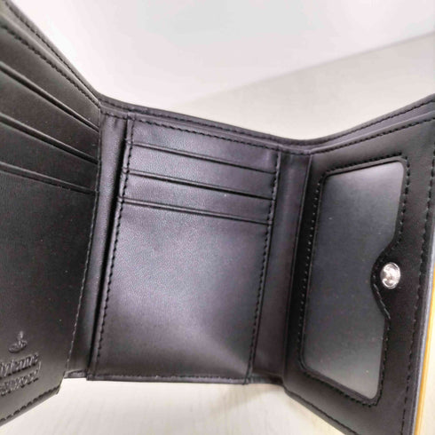 ヴィヴィアンウエストウッド Vivienne Westwood RE-VEGAN GRAIN SMALL FRAME WALLET レディース