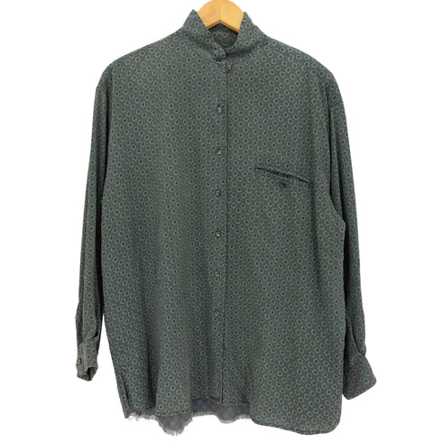 ギャップ Gap 80s スタンドカラー 総柄シャツ メンズ JPN:M