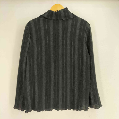 シセンドウバイヒトシ 詩仙堂 BY HITOSHI ちりめん シワ加工 ハイネック カットソー レディース